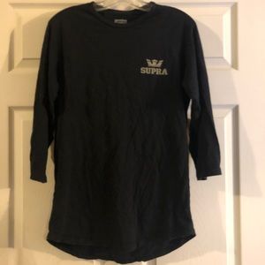 SUPRA black 3/4 Sleeve